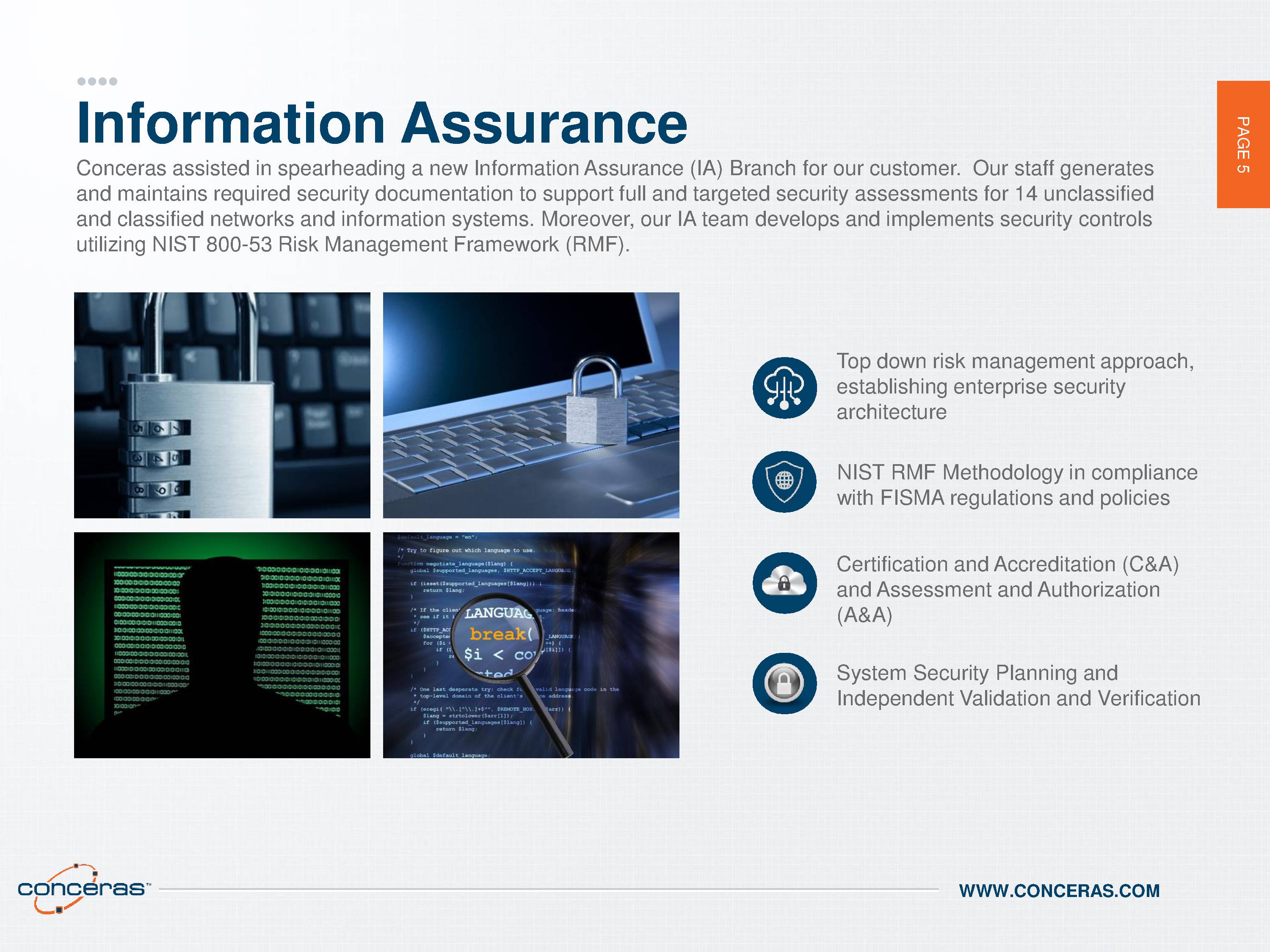 Infographic of Information Assurance